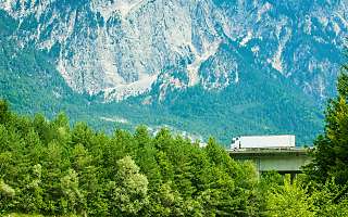 green header