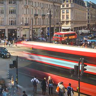 london bus traffic
