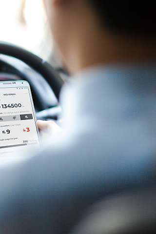 Webfleet logbook app