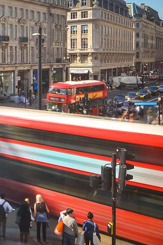 london bus traffic