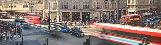 london bus traffic