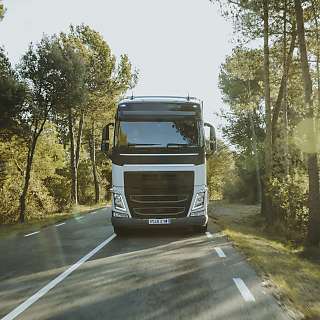 truck on the road 02