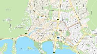 canberra city map