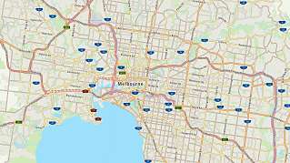 melbourne city map