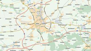 map erfurt