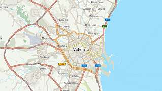valencia city map