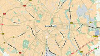montpellier city map