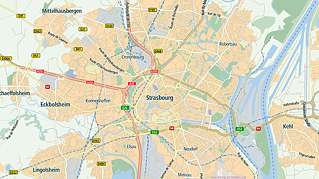 strasbourg city map