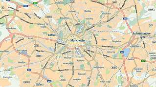 manchester city map