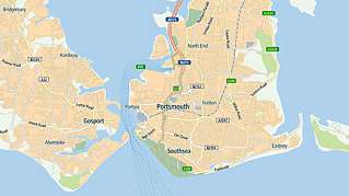 portsmouth city map