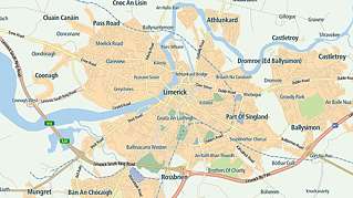 limerick city map