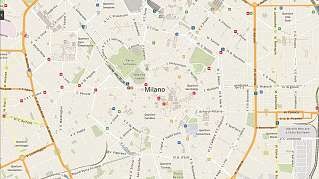milano city map