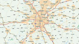 Map Atlanta 