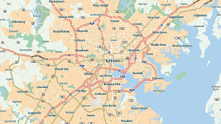 map baltimore