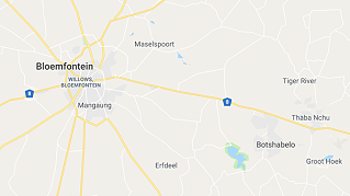 map bloemfontein