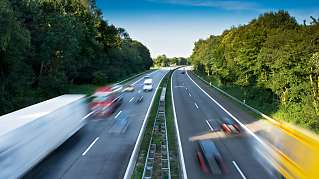 Voertuigen op de snelweg