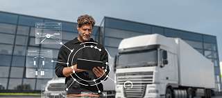 truck on the road u01 key visual iaa 2026 b graphics