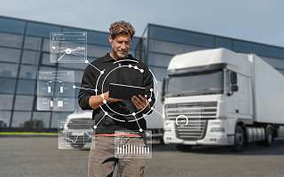 truck on the road u01 key visual iaa 2026 b graphics