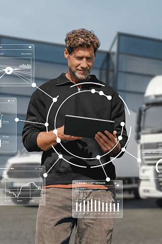 truck on the road u01 key visual iaa 2026 b graphics