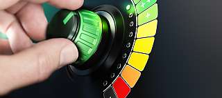 efficiency scale knob