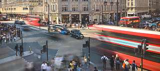london bus traffic