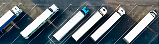 truck depot with vehicle identification number