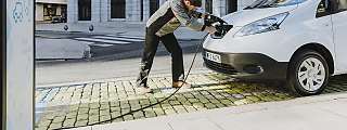 ev van charging plugging 1