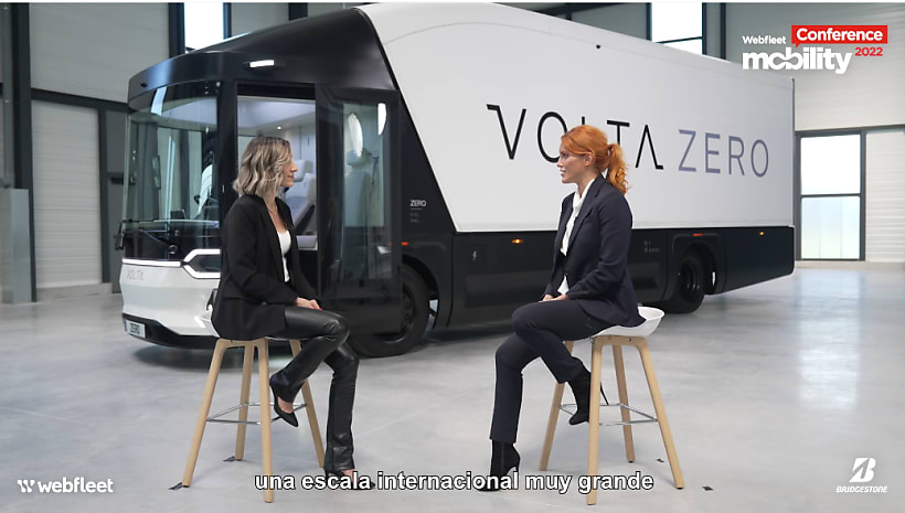 Camiones eléctricos para distribución urbana y entrevista de Carla Detrieux de Volta Trucks