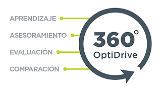 OptiDrive 360 le permite a tus equipos aprender y recibir orientación en tiempo real para lograr una conducción más ecológica.