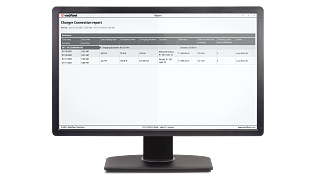 Electric vehicle fleet management charging report