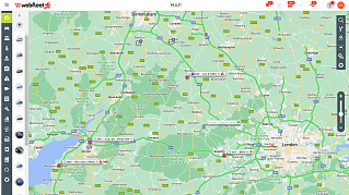 Clear and accurate maps for fleet tracking