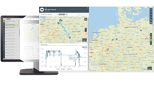 localiz­za­zione GPS dei rimorchi con Webfleet trailer