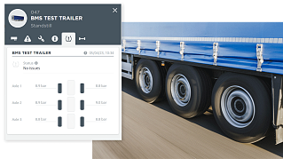 trailer tracking tyre view
