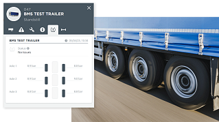 monito­raggio della pressione degli pneumatici per rimorchi