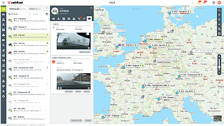 Automa­tische upload van een gebeurtenis in het Webfleet Video dashboard