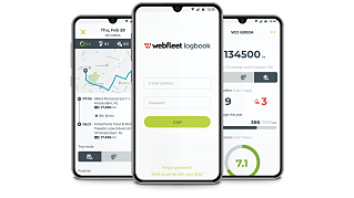 Webfleet logbook app