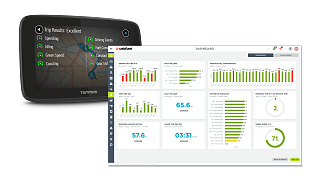 OptiDrive 360 e dashboard con infor­ma­zioni utili e dettagliate per i respon­sabili del parco veicoli e i conducenti