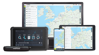 Reibungslose Kommu­ni­kation mit PRO Driver Terminal von Webfleet auf verschie­denen Endgeräten.