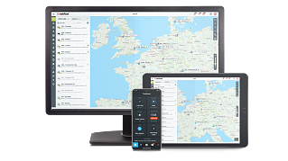 Work App per gestione flotte disponibile su mobile, desktop e tablet