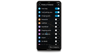 Punti d'interesse app Tom Tom Go Fleet