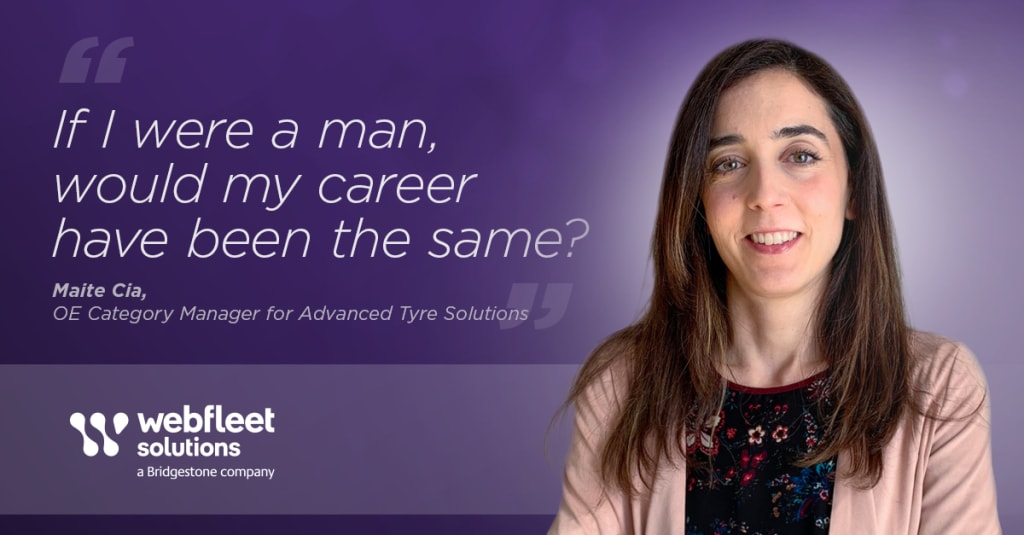 Maite Cia, Category Manager at Webfleet talks about women in leadership