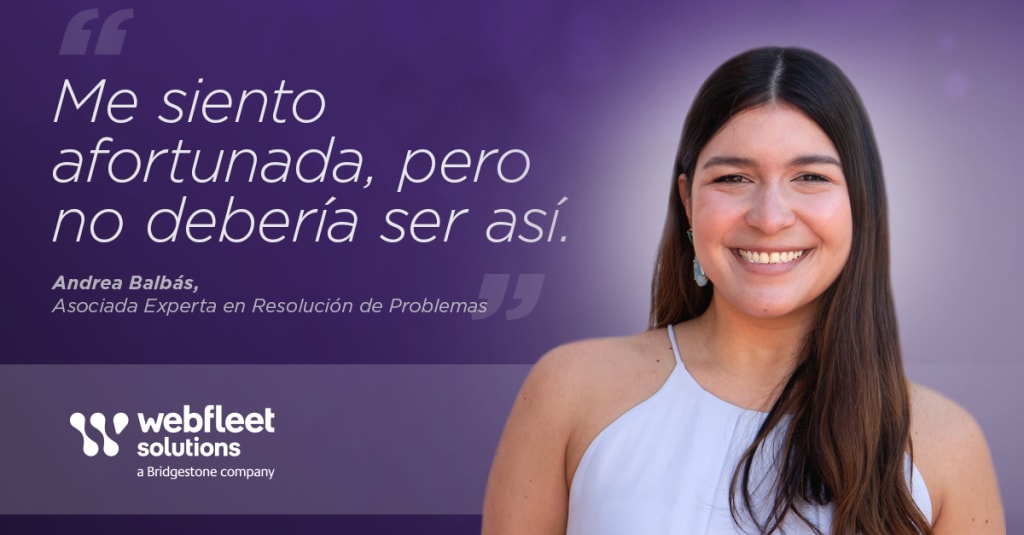 Día Internacional de la Mujer: Andrea Balbás de Webfleet Solutions