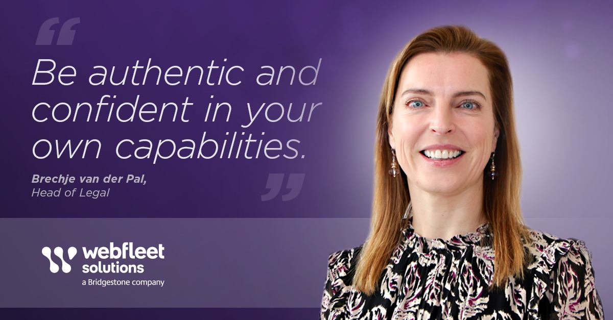 Brechje van der Pal, Head of Legal at Webfleet talks about diversity in the workplace