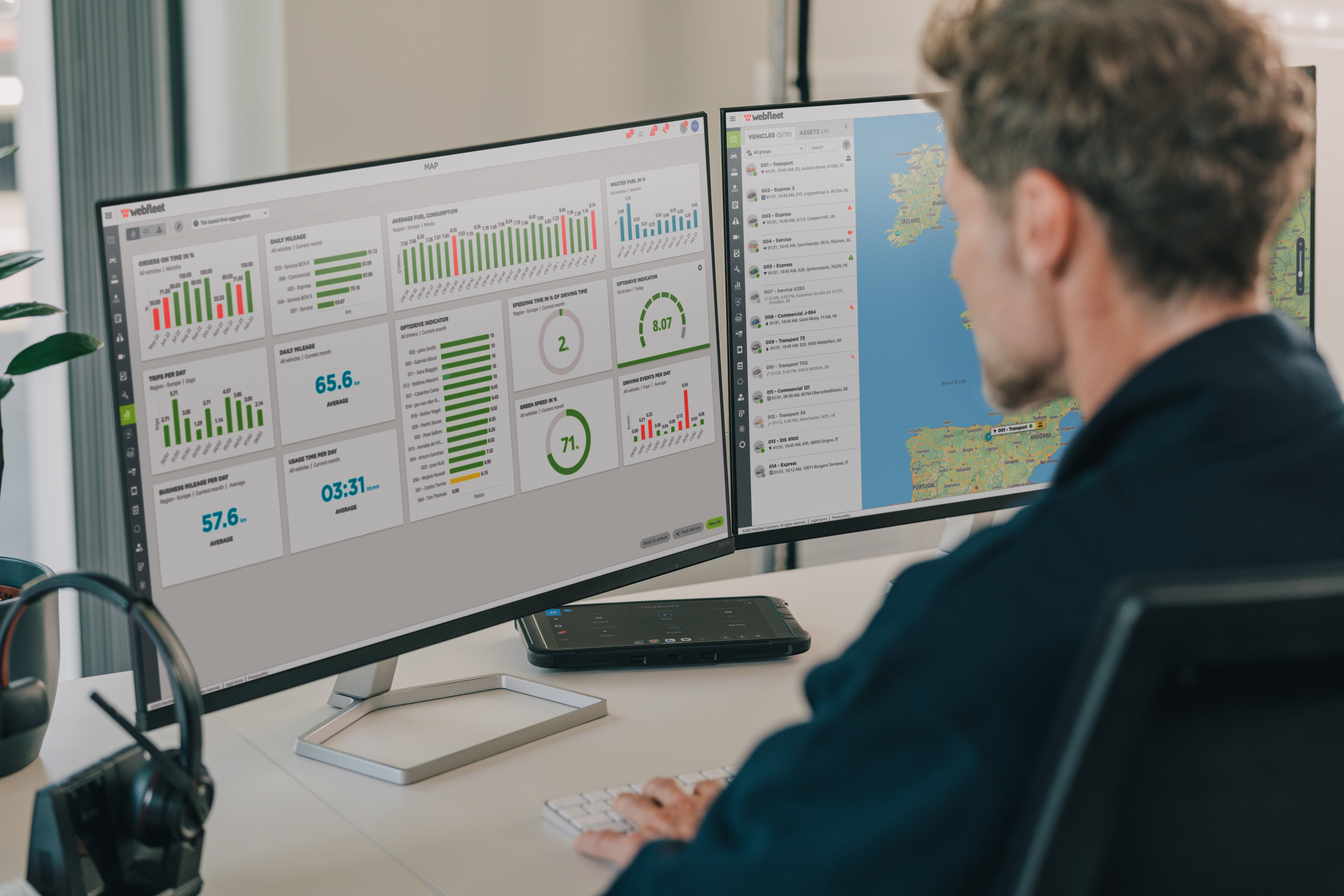 Webfleet zeigt auf LogiMAT und Flotte! 2026 praxisnahe Lösungen für wirtschaftliches Flottenmanagement